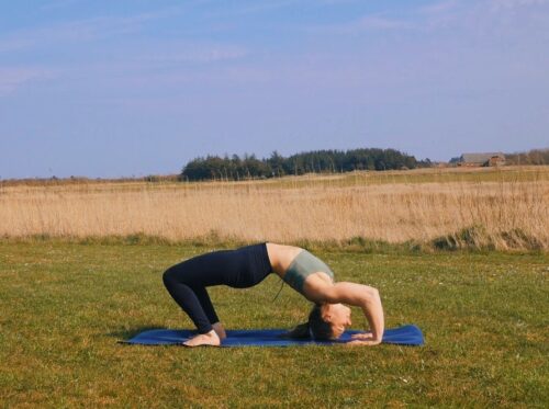 How to enter wheel pose from the floor