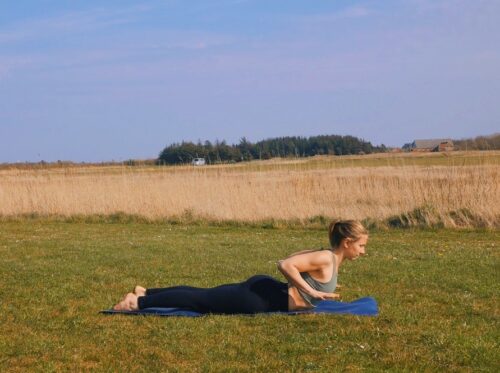 A yoga spine + back strengthener